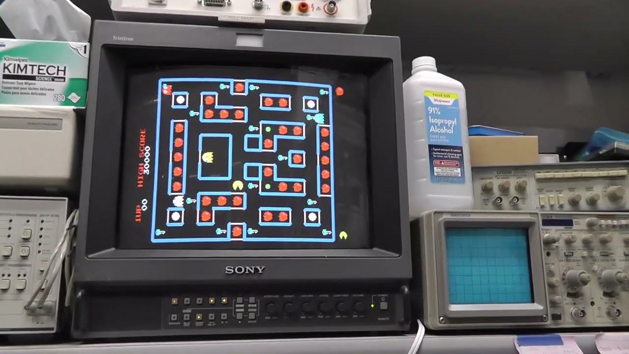 3x Super Pac-Man PCB Repair - Easy 1-2-3? Yep, Sort of, Nope - FPGA CAT Box