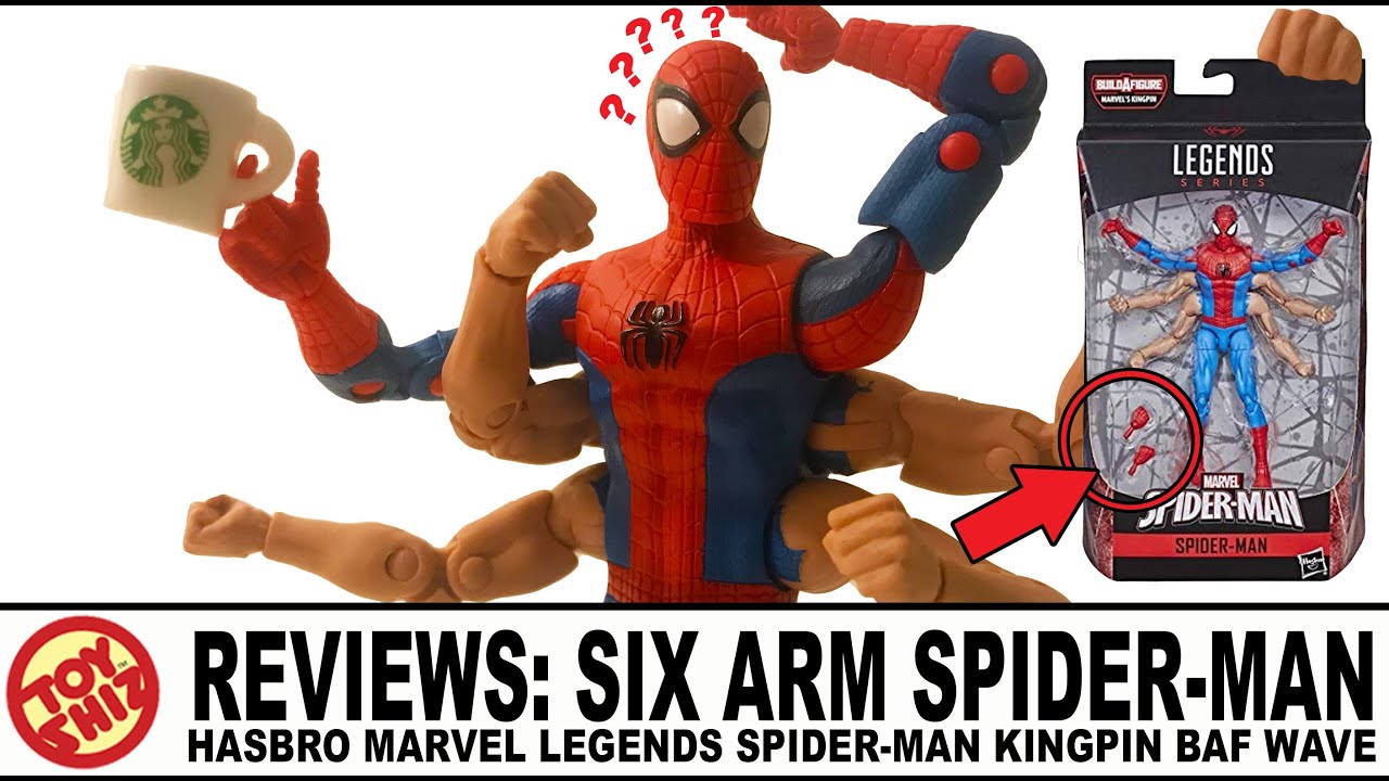 Toy Shiz REVIEWS: Six Arm SPIDER-MAN-Marvel Legends King Pin BAF