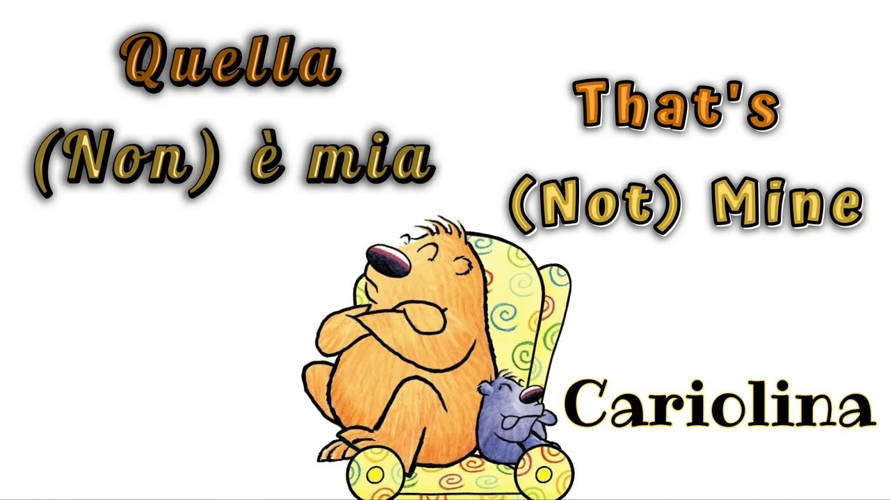 Quella non è mia, libro divertente bilingue per bambini, That's Not Mine