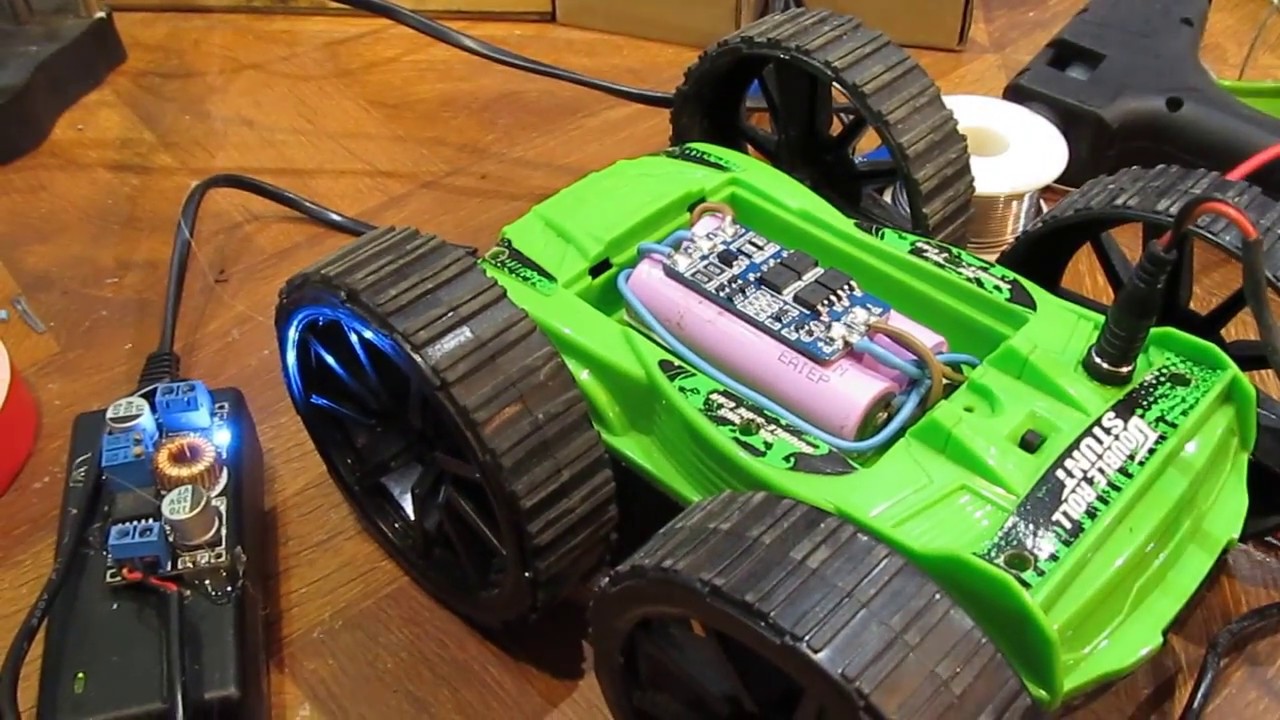 Переделка аккумулятора радиоуправляемой RC модели на Li Ion-18650 своими руками