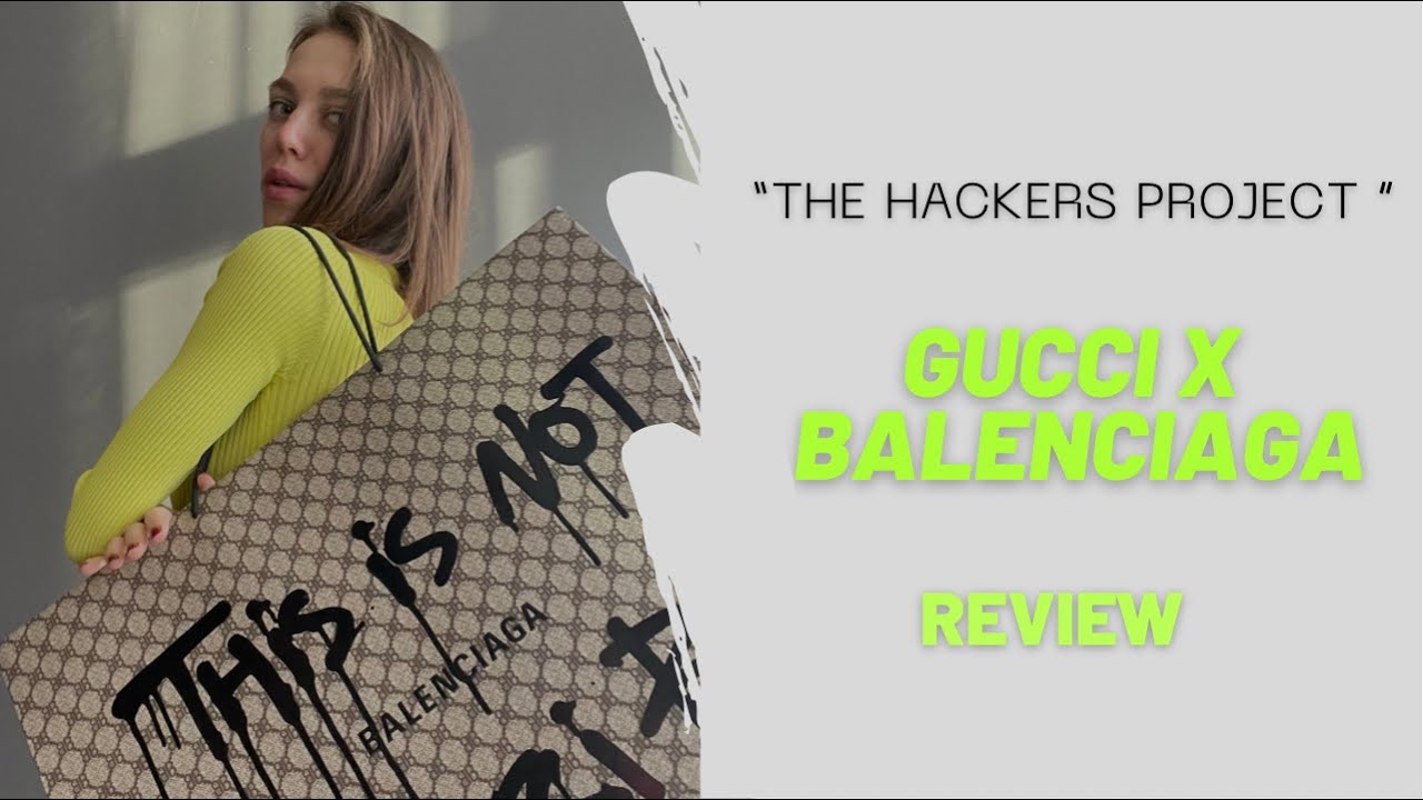 GUCCI X BALENCIAGA COLLABORATION REVIEW // QUICK BOUTIQUE TOUR // $4K MONOGRAM PUFFER JACKET
