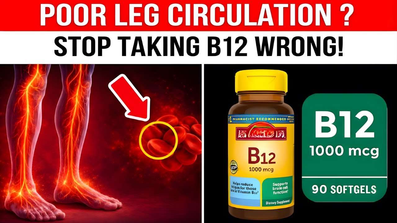 SENIORS: You’re Taking Vitamin B12 the Wrong Way — It Causes Neuropathy !