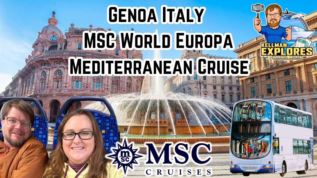 Exploring Genoa: A Memorable Day on MSC Europa's Mediterranean Cruise! Last Port Day! | Italy
