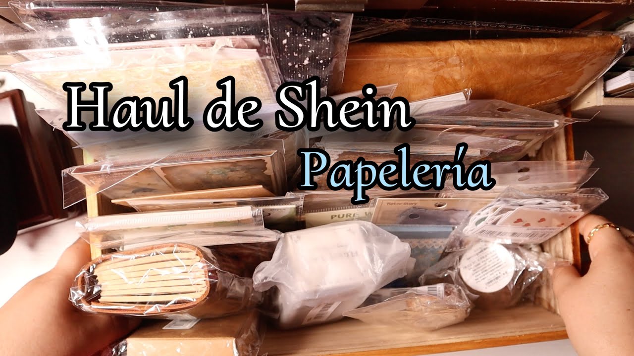 {ASMR} HAUL  papelería Shein más decoración