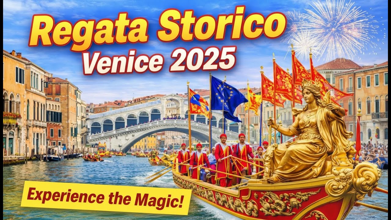 Regata Storico Venice 2025🚤 | Venice’s Most Beautiful Boat Festival