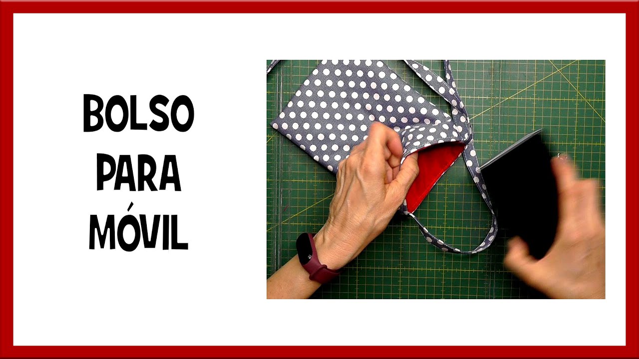 Cómo hacer un BOLSO para el MÓVIL