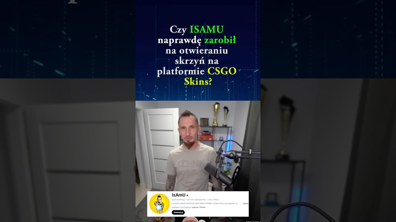 Ile Pieniędzy Przepala Isamu na Skrzynkach CS? Odpowiedź Może Zaskoczyć! #csgo #isamu #izak #pevor