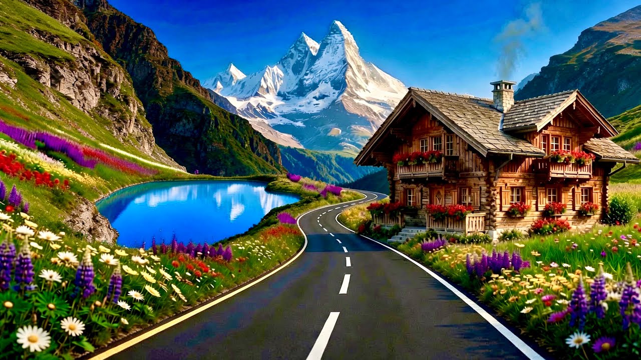 The Most Beautiful Drive on Earth? Swiss Alps Road Trip ، 4K