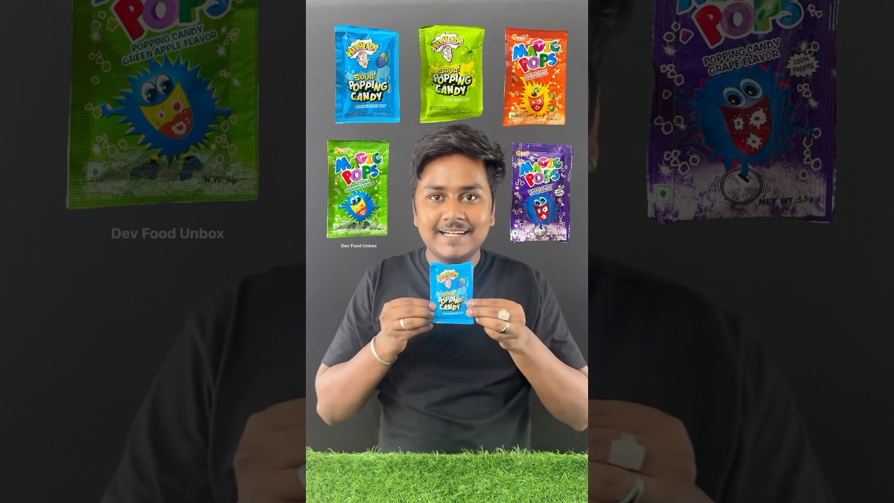 Magic Pop Candy Eating Challenge ASMR #shorts #challenge