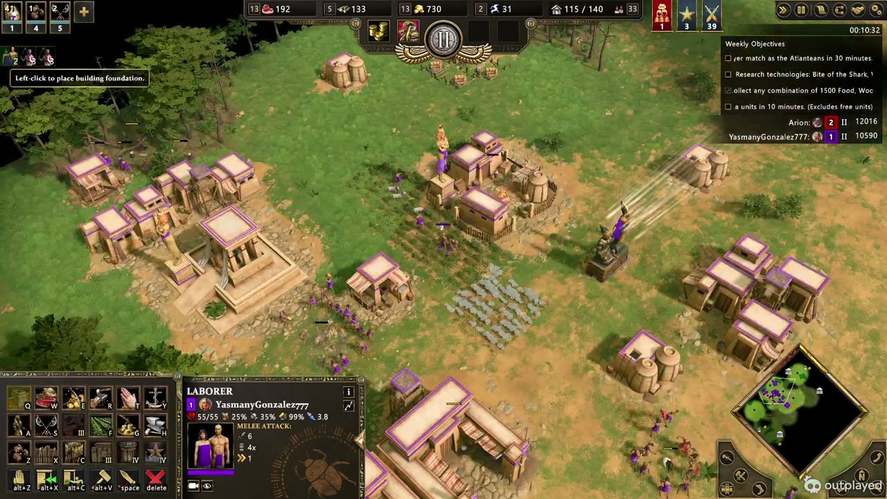 Egyptians - Isis - Complete domination --- Age of Mythology Retold