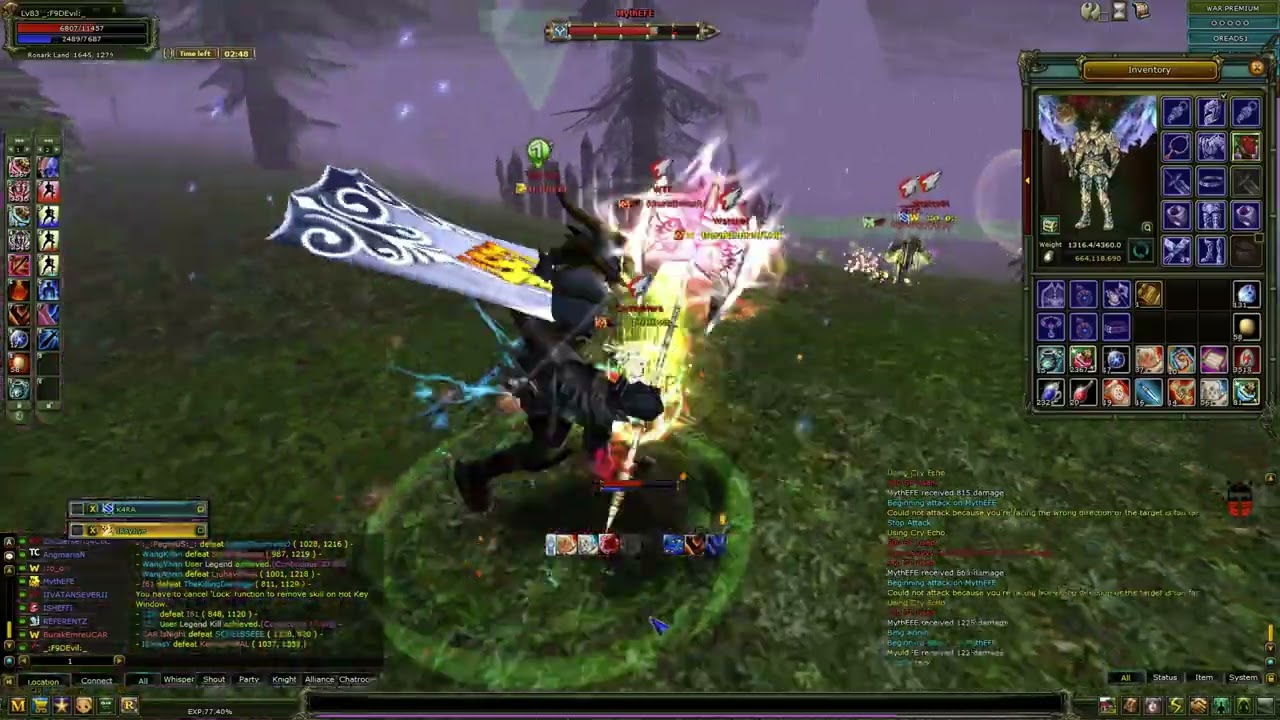 _:F9DEvil:_ /  Bir Warrior'dan daha fazlası... #knightonline #oreads #pk