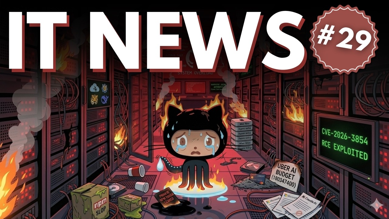 👀 GitHub's running out of cover, NPM Slop, 500 million for Claude | IT News #29