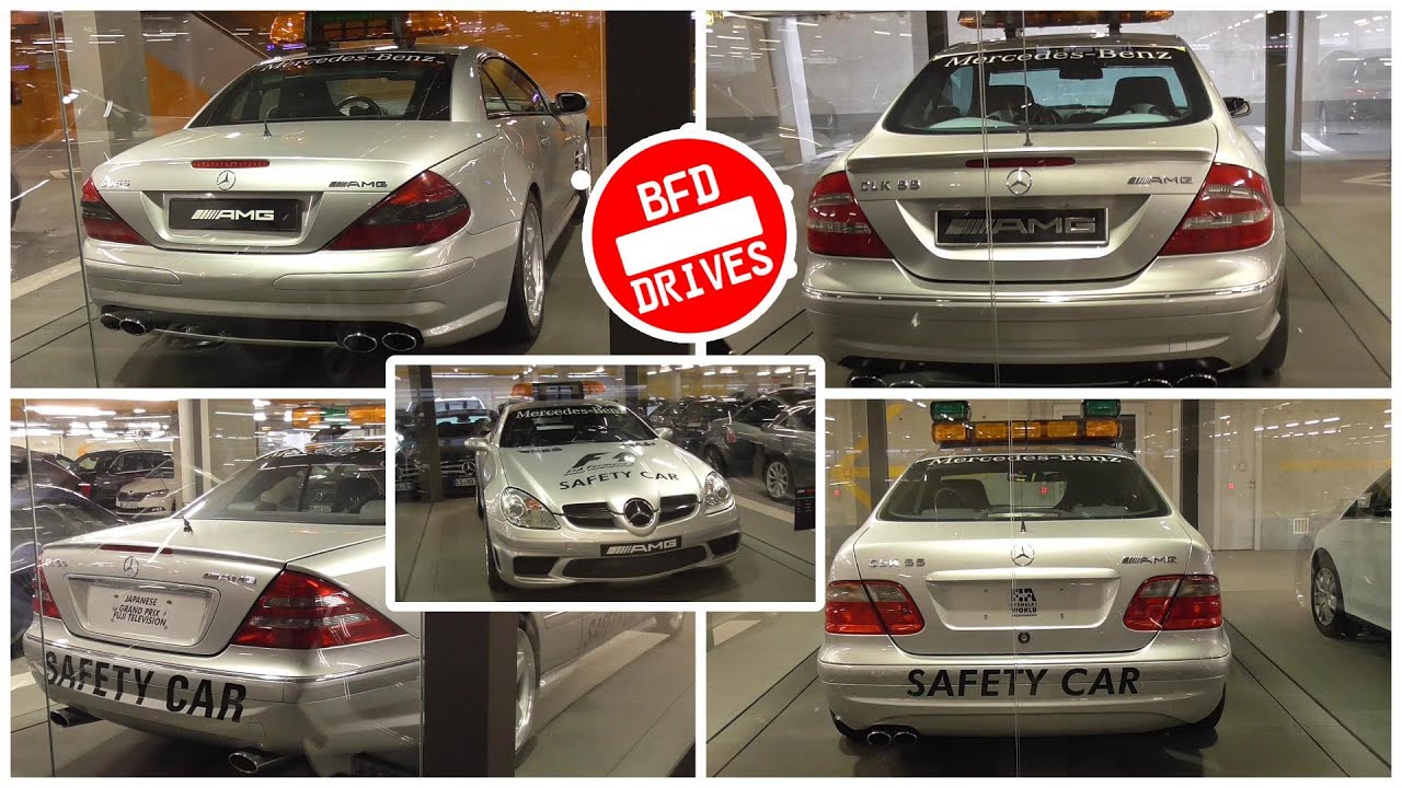 🚗 Mercedes-AMG Official F1 Safety Cars ⛔️ Mercedes-Museum Parkhaus 🚘 April 2023 🚙