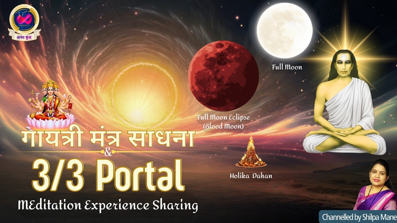 3/3 Portal Meditation | Gayatri Mantra Japa | Healing Experiences | Shilpa Mane #InfinityAnantKunj