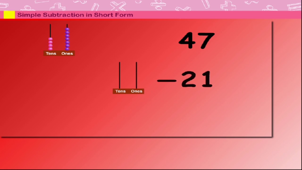 Maths class-1| Subtraction for children | Kriti Educational Videos