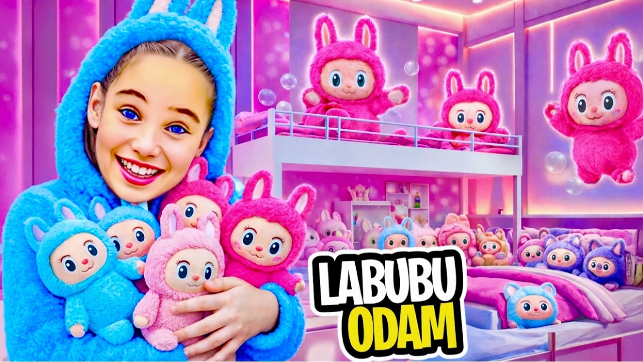 ELİF SİNEMİN LABUBU DOLU YENİ ODASI !! ODAMIN YENİ HALİ !! ELİF ŞOK OLDU !! 