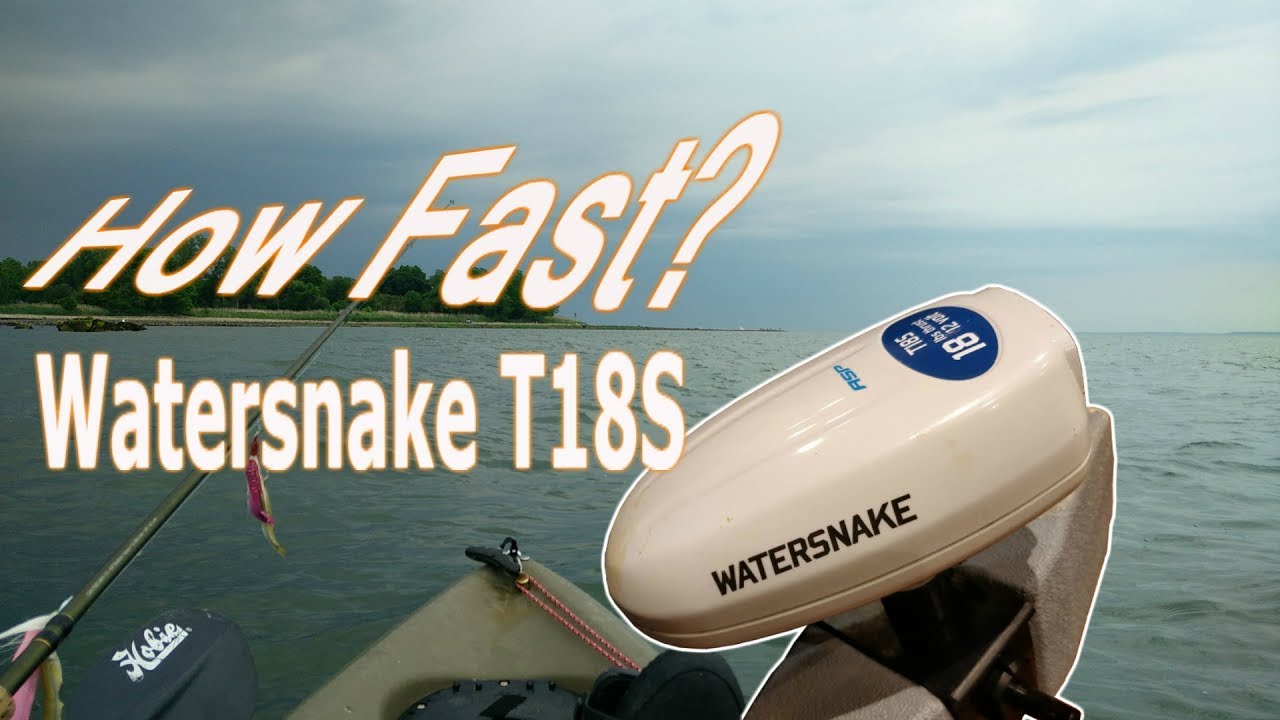 Watersnake T18S  Speed Test on Hobie Kayak Ep.73