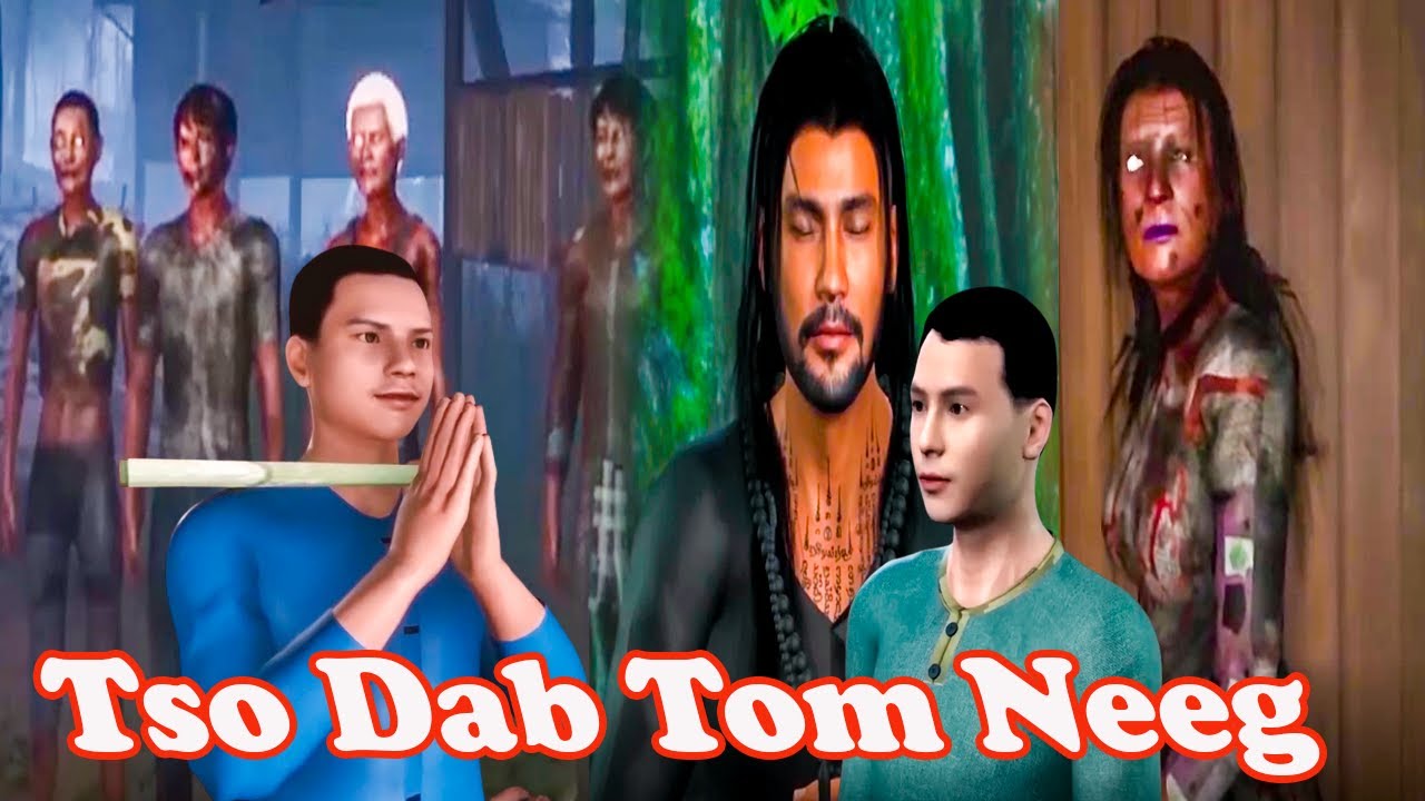 Kawv Koob Dab\Tso Dab Tom Neeg   Full   | Hmong 3D Animation