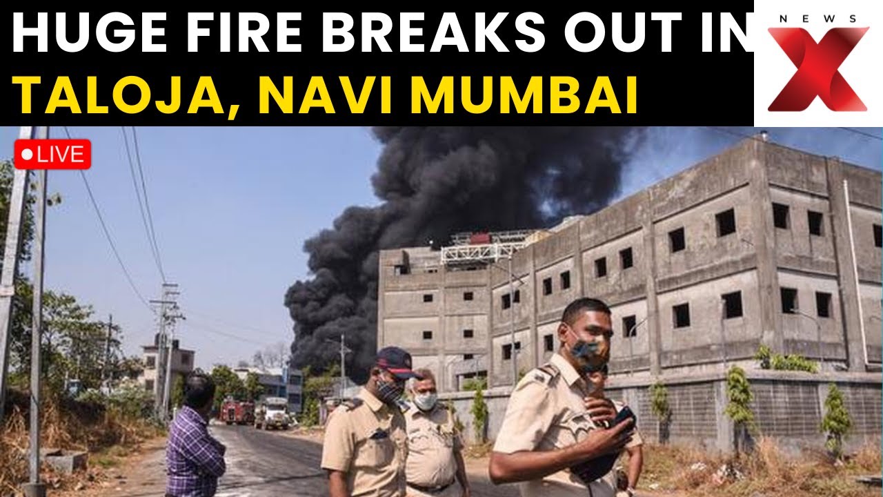 Navi Mumbai Fire LIVE: Huge Blaze Breaks Out at Taloja MIDC Chemical Unit