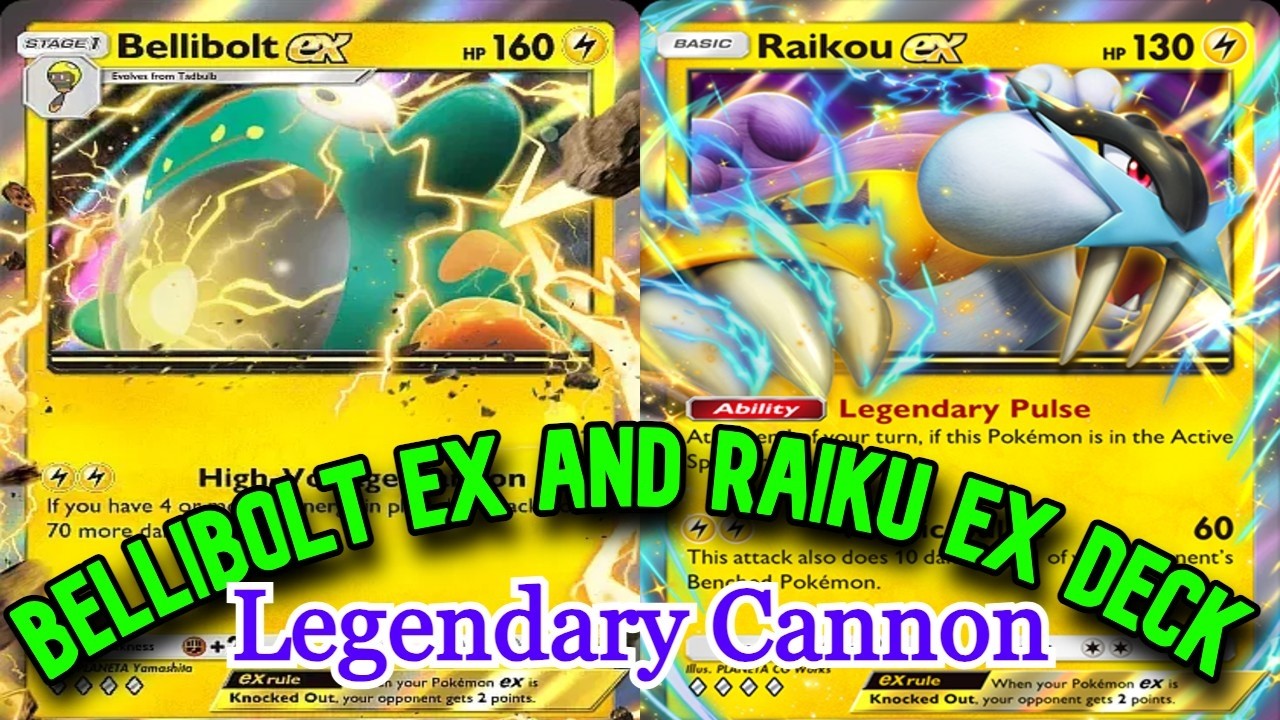 Bellibolt EX and Raikou EX Deck Build! [Pokemon TCG Pokemon]
