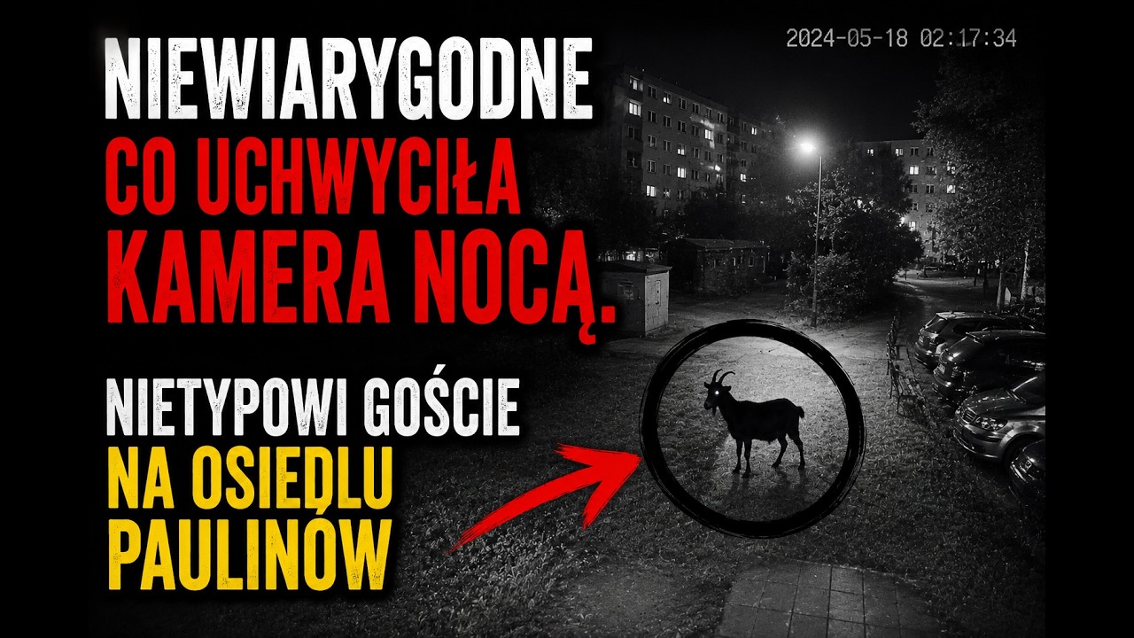 Niewiarygodne co uchwyciła kamera nocą. Nietypowi goście na osiedlu Paulin&oacute;w