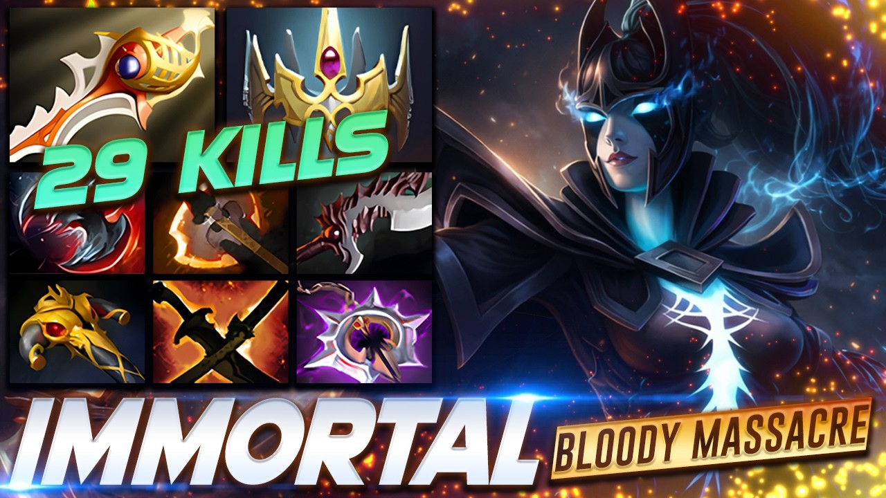 Phantom Assassin Mortred 29 KILLS Massacre - Dota 2 Pro Gameplay [Watch & Learn]
