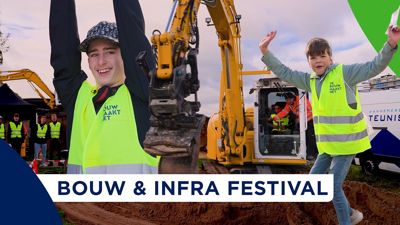 Ruim 900 leerlingen maken kennis met de sector op Bouw & Infra Festival in Horst