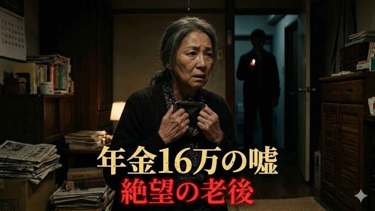 年金月16万で極貧生活？74歳母を地獄へ突き落とした息子の正体