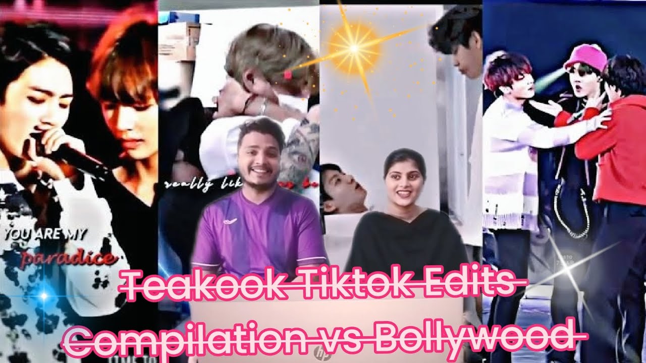 Taekook Tiktok Edits |Vkook Tiktok compilation| Bollywood mashup| Pakistani Reaction Reviews