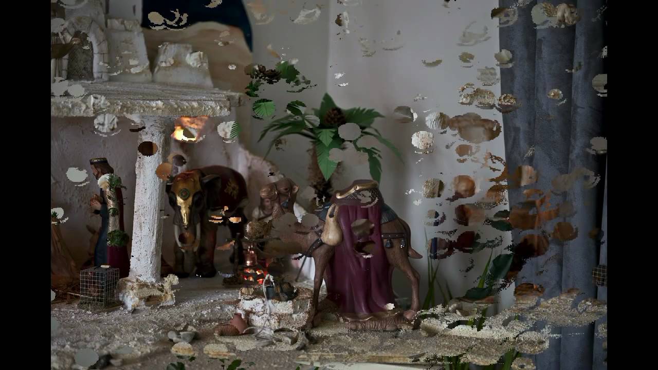 Bau einer orientalischen Krippe