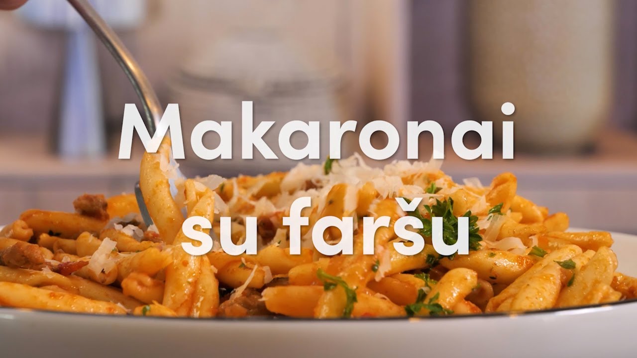 Makaronai su faršu | Receptų receptai