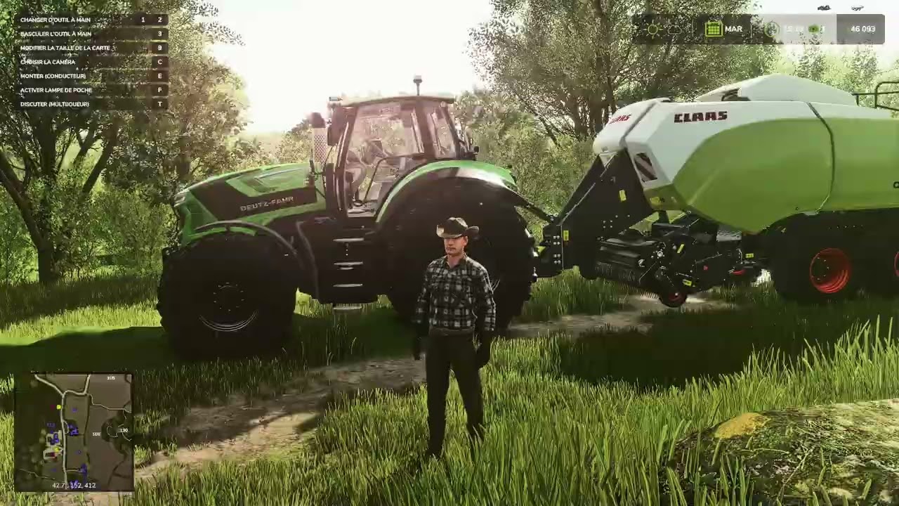 Fs25 Ep.21 Chantier fauchage pressage ensilage, RTM entretien et vente de lait
