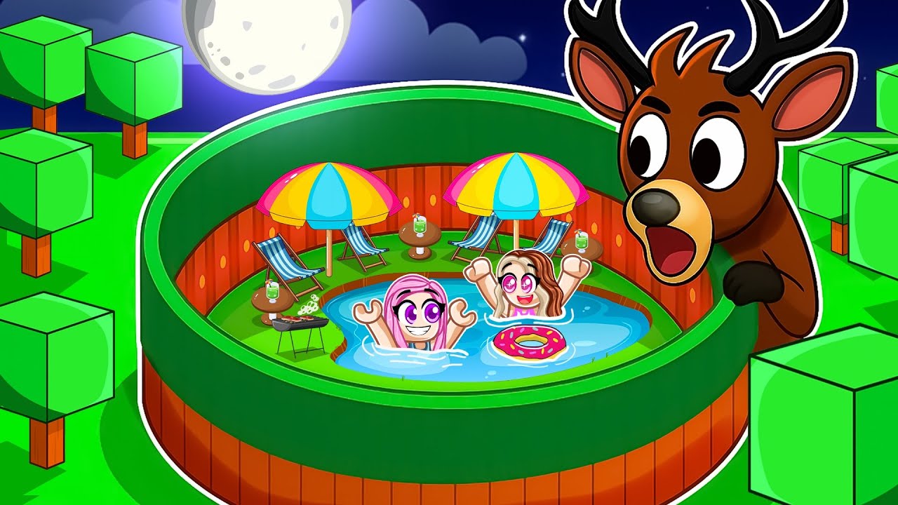 FIZ UM CLUBE COM PISCINA NO 99 NOITES NA FLORESTA JUNTO COM A MINHA MÃE