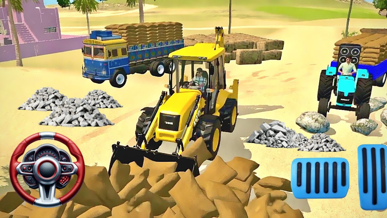 😱Heavy Loading Challenge🔥 Truck Mein pajero + DJ Setup | Ultimate Gaming Fun 🤣 #dj #tractor