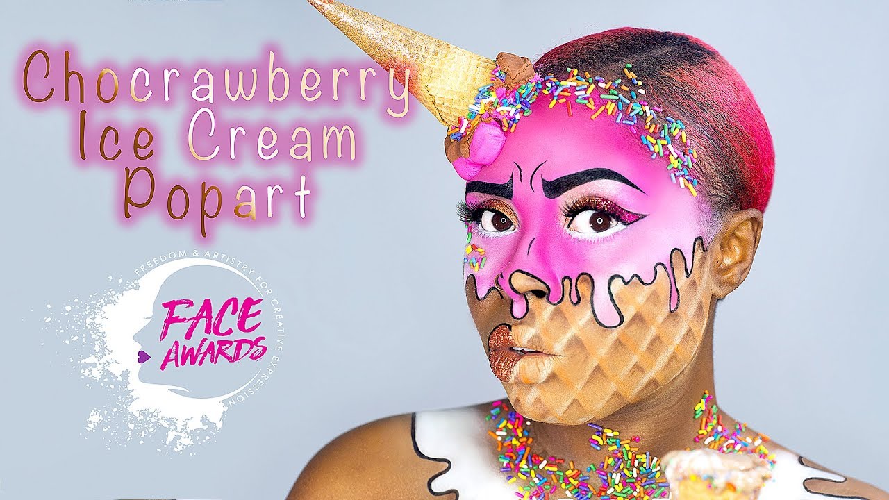 2018 NYX Face Awards Entry USA | Halloween Ice Cream Makeup Tutorial