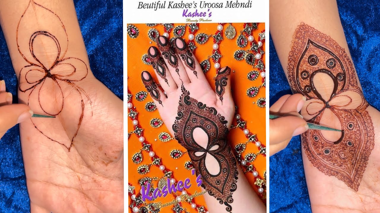 Beautiful Front Hand Design by @DrIfrah | Kashee's Inspired Mehndi | IFRAH'S MEHNDI DESIGN