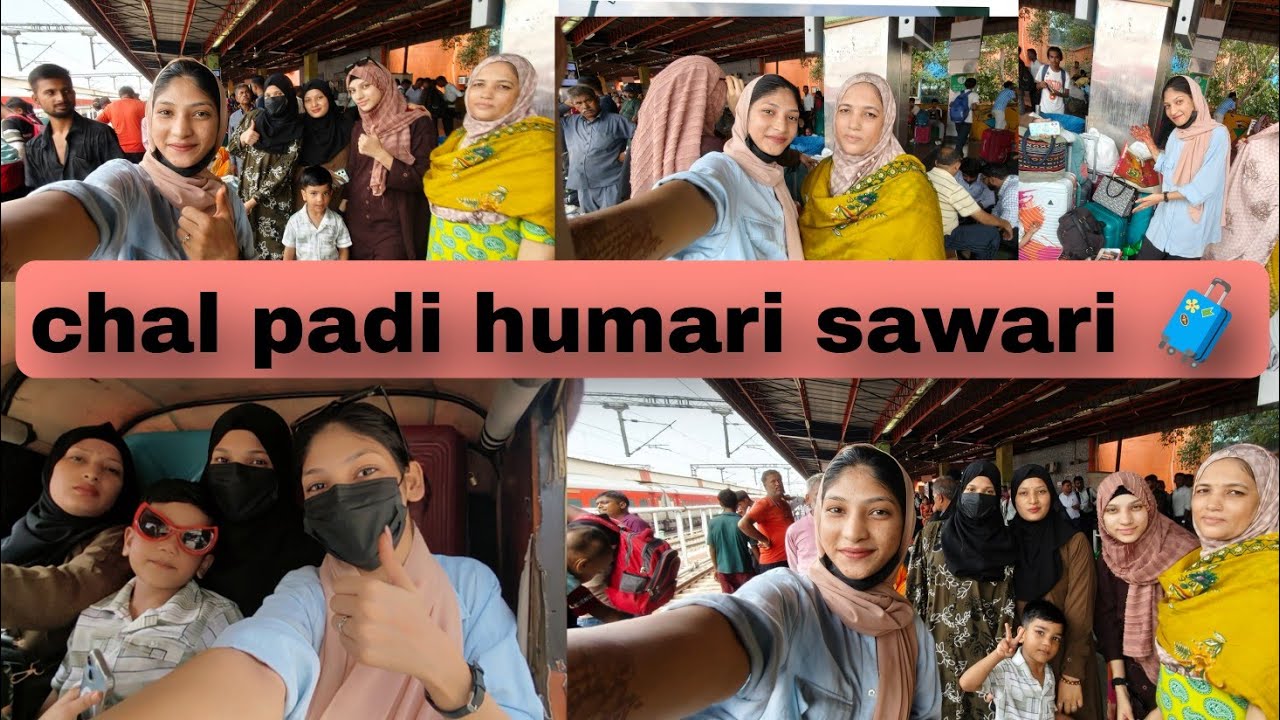 Chalo humari nagariya 🧳 Alhamdulillah || humara safar acha ho ameen ☺️