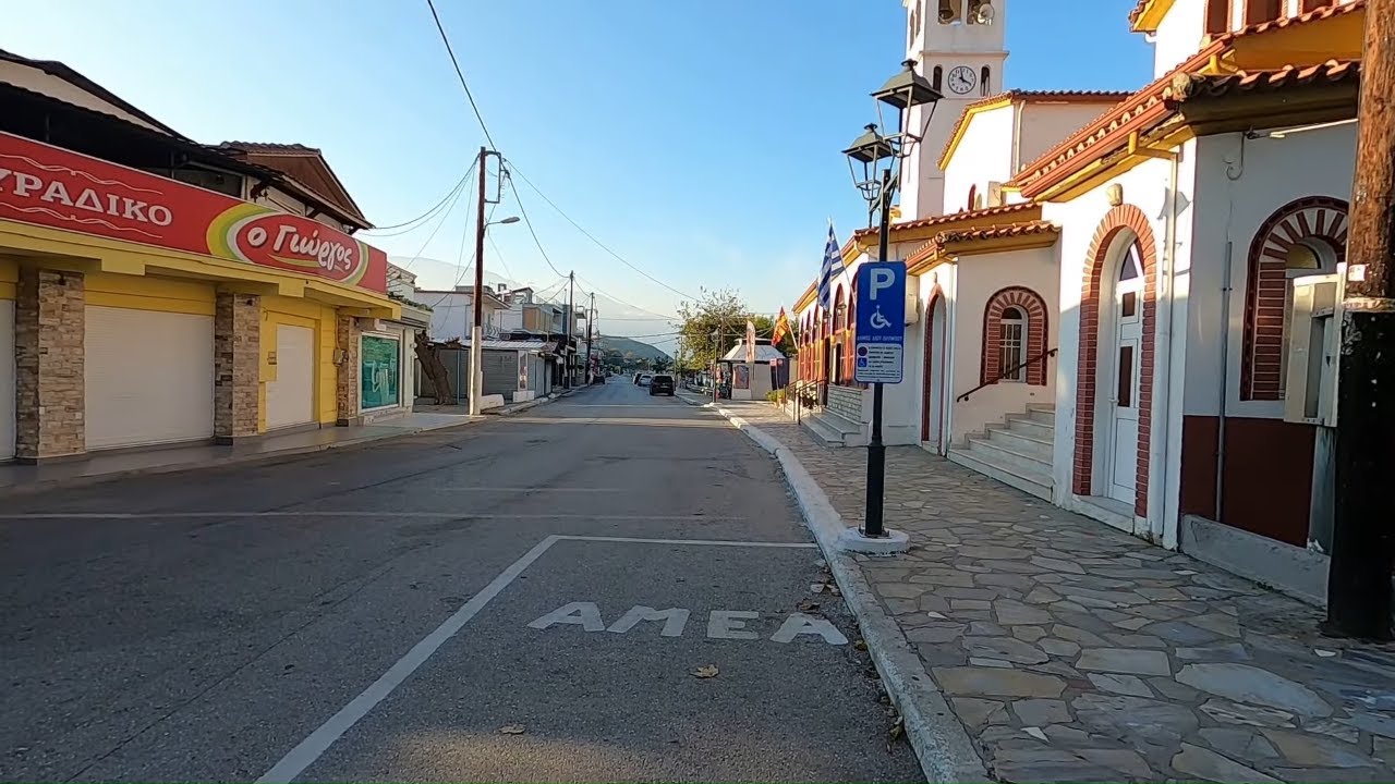 Platamonas GREECE lock down tour - 07 Nov 2020