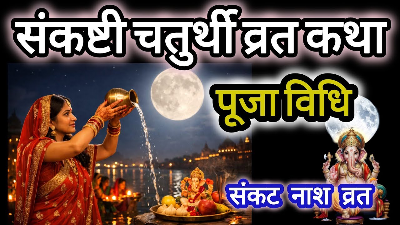 संकष्टी चतुर्थी व्रत कथा व पूजा विधि | संतान सुख, संकट नाश का दिव्य उपाय #SankashtiChaturthi #katha 