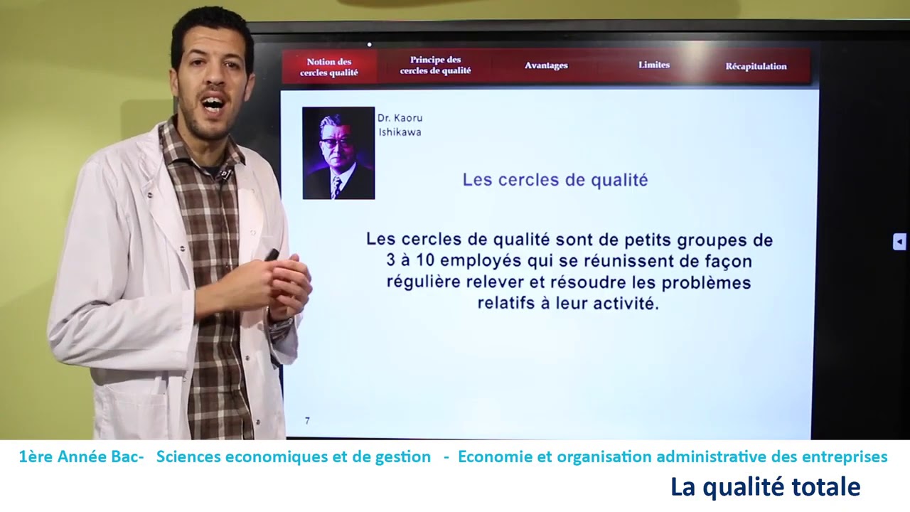 Chapitre 4:Organisation en cercle de qualité et qualité totale