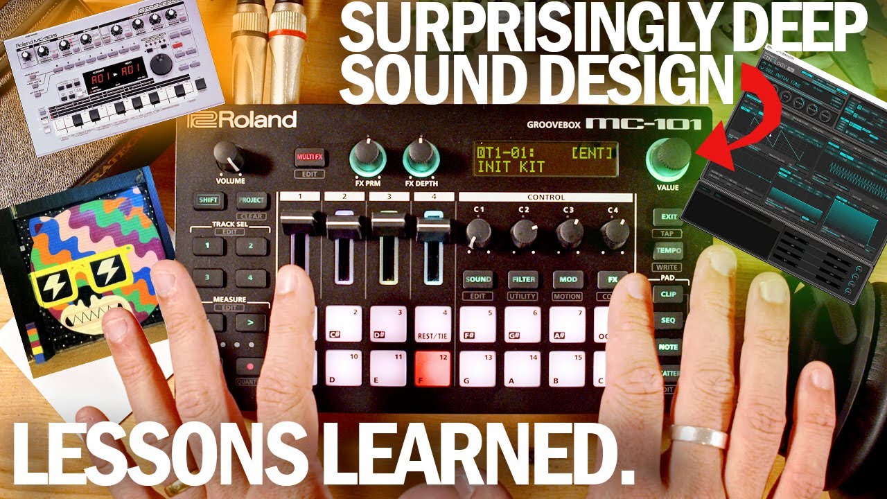 Deep sound design on the Roland MC-101 taught me a lesson.
