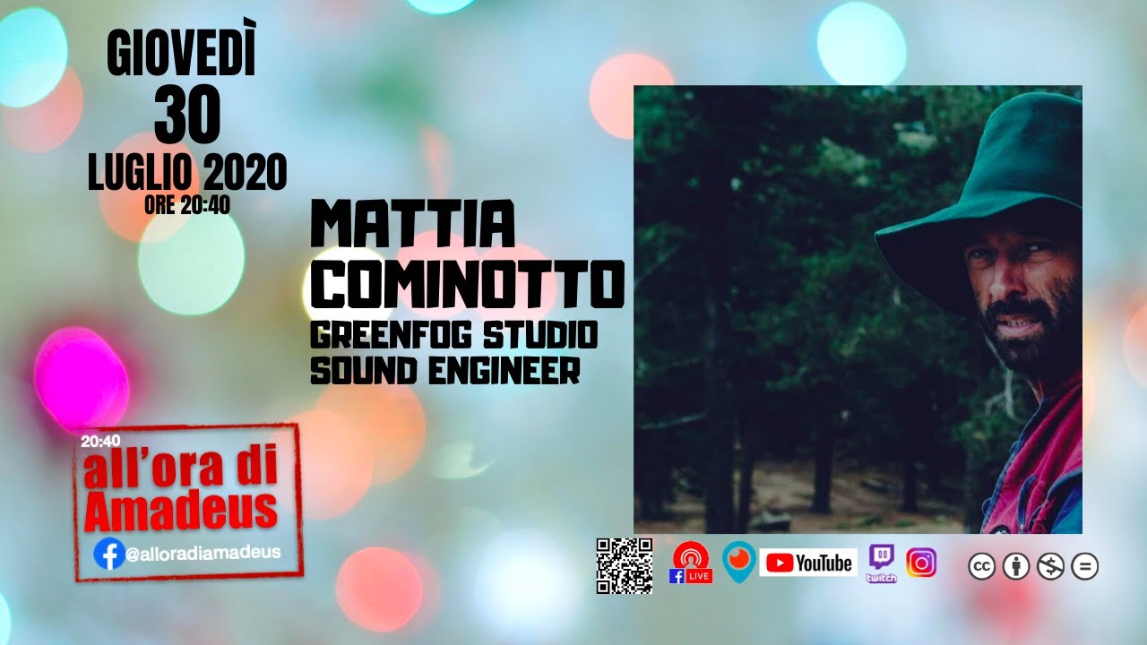 #20e40 | 🎚️🎧🎶 Mattia Cominotto Greenfog Studio Sound Engineer