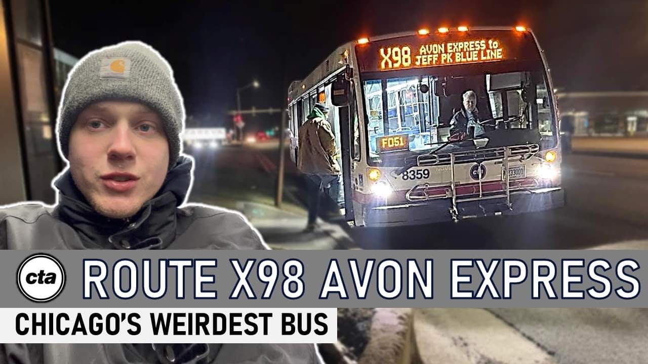 End of the Line for Chicago’s Weirdest Bus Route | X98 Avon Express