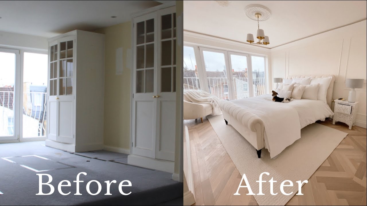 ULTIMATE BEDROOM TRANSFORMATION | London Renovation Vlog 5 | The Bleu House