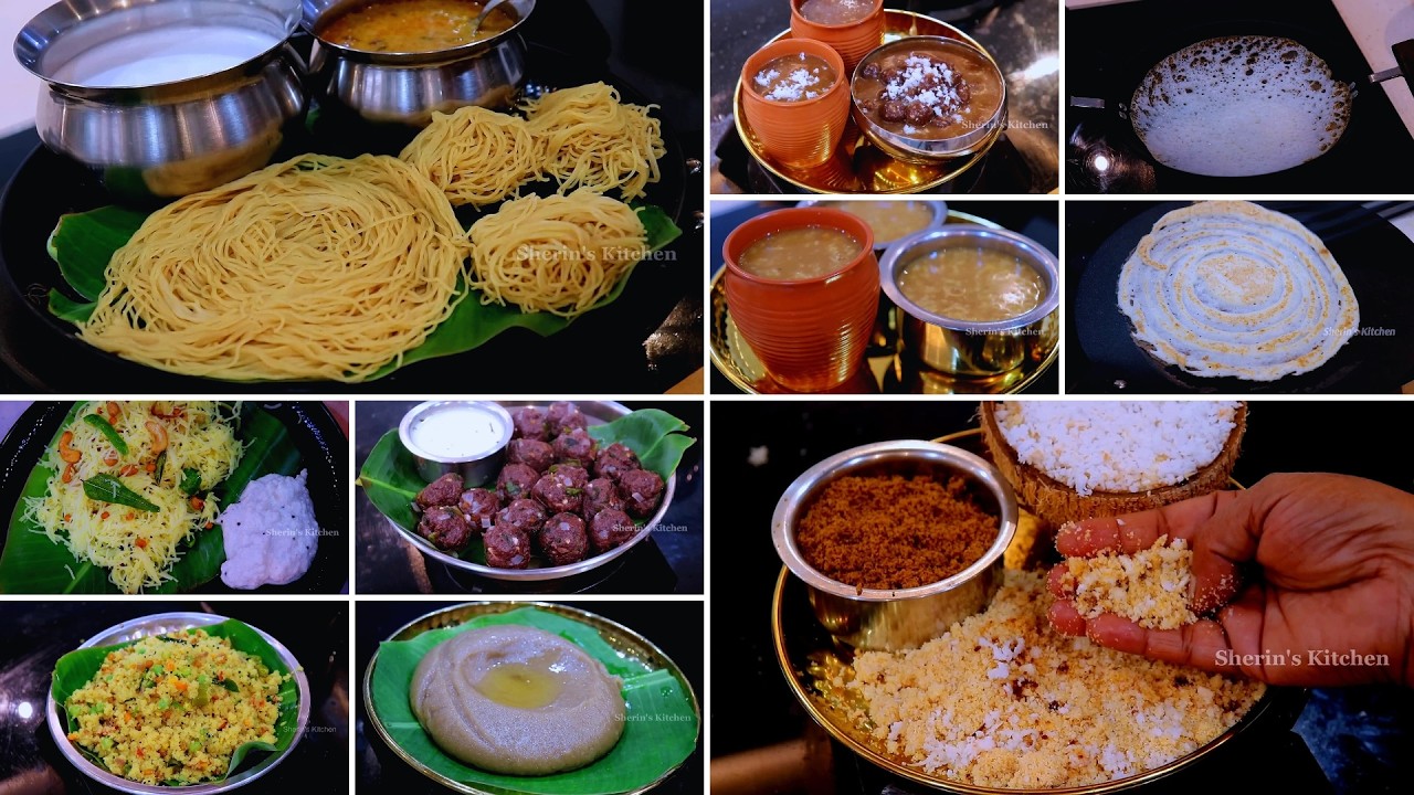 Breakfast என்ன செய்ய இனி கவலையே வேண்டாம்  10 வகையான காலை உணவுகள் | 10 Days 10 Breakfast Recipes