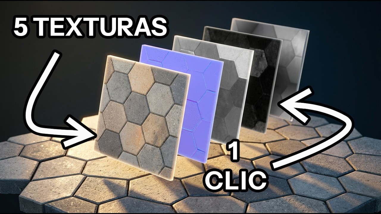 Materiales PBR con IA: Crea Texturas para Renders Sin Prompts