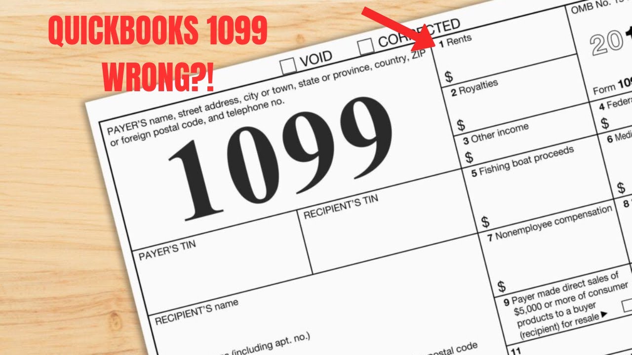 QuickBooks 1099 Totals Wrong? Here’s How to Fix It