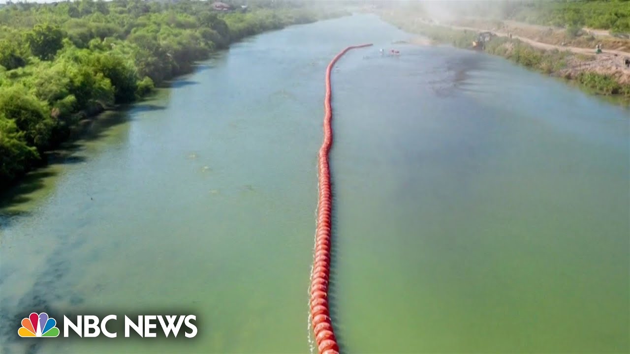 DOJ threatens to sue Texas governor over Rio Grande buoy barrier