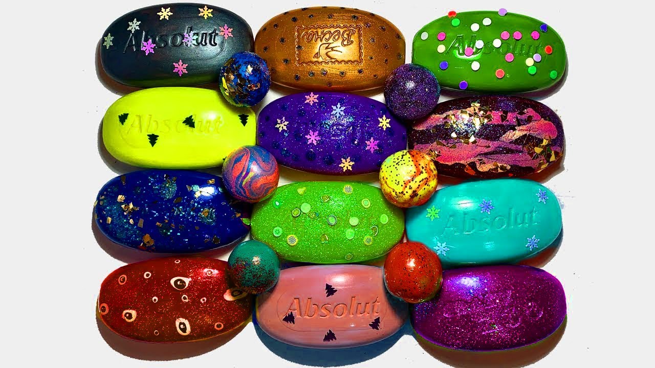 Painted DRY SOAP | Soap carving ASMR | Satisfying video \ Cухое окрашенное мыло АСМР