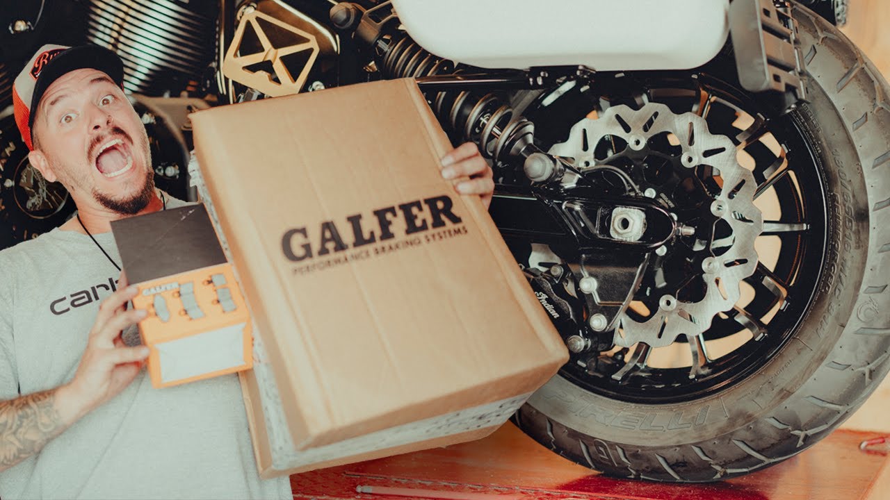 BAGS, SISSY BAR & GALFER PERFORMANCE BRAKES FOR MY INDIAN SPORT CHIEF